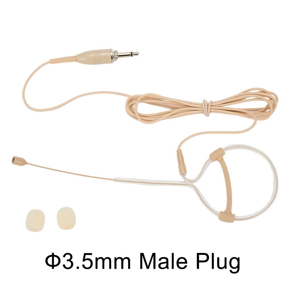 

Гарнитура с микрофоном, одно ухо, бежевый, с заушником, на голову A