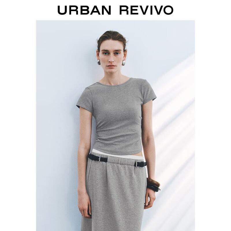 UR Women s Slim Fit Cross V-Neck Short Sleeve T-Shirt M