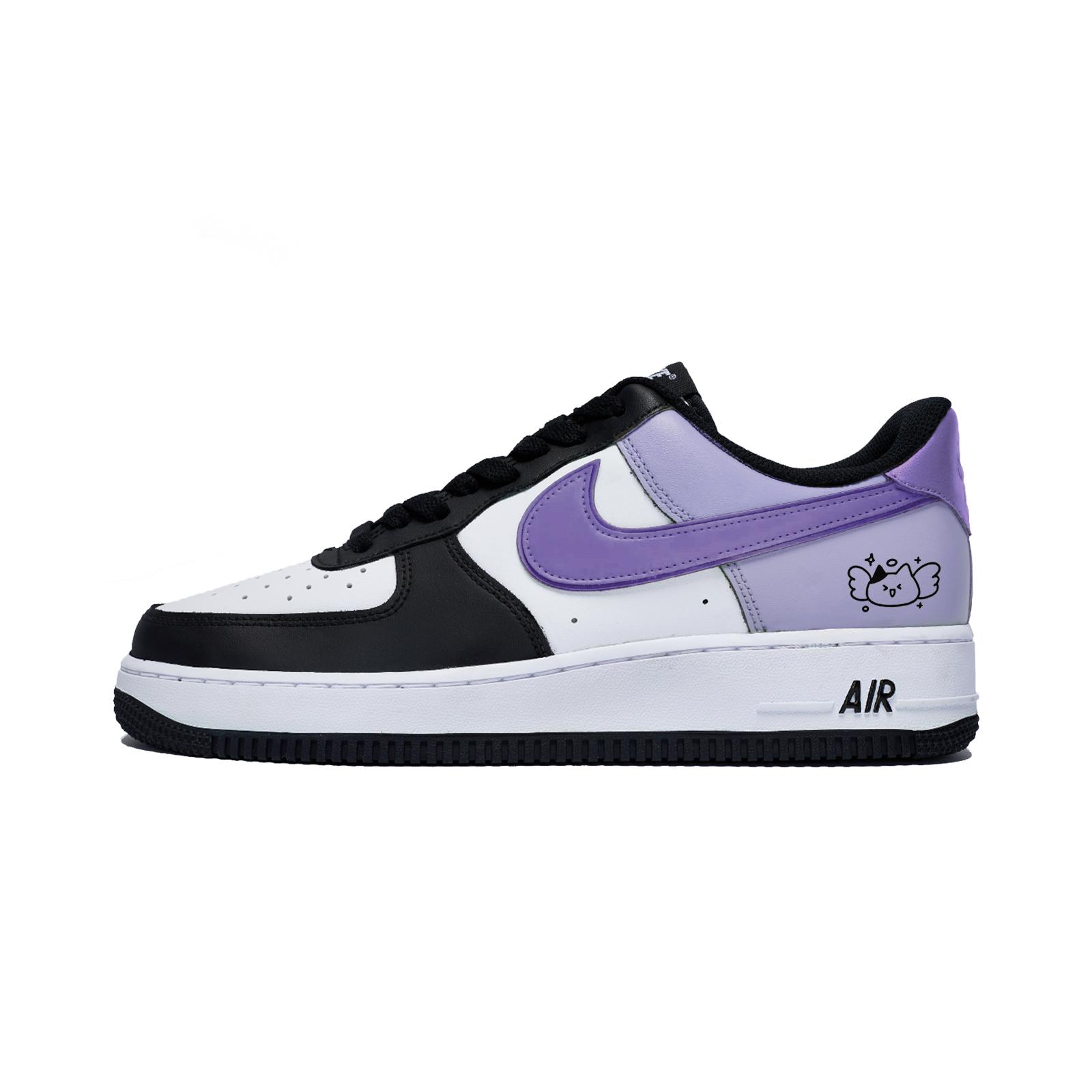 

Nike Air Force 1 Puppy Fragment Low top Skateboard Shoes Men s White Purple DV0788-001(Team85-) 42.5