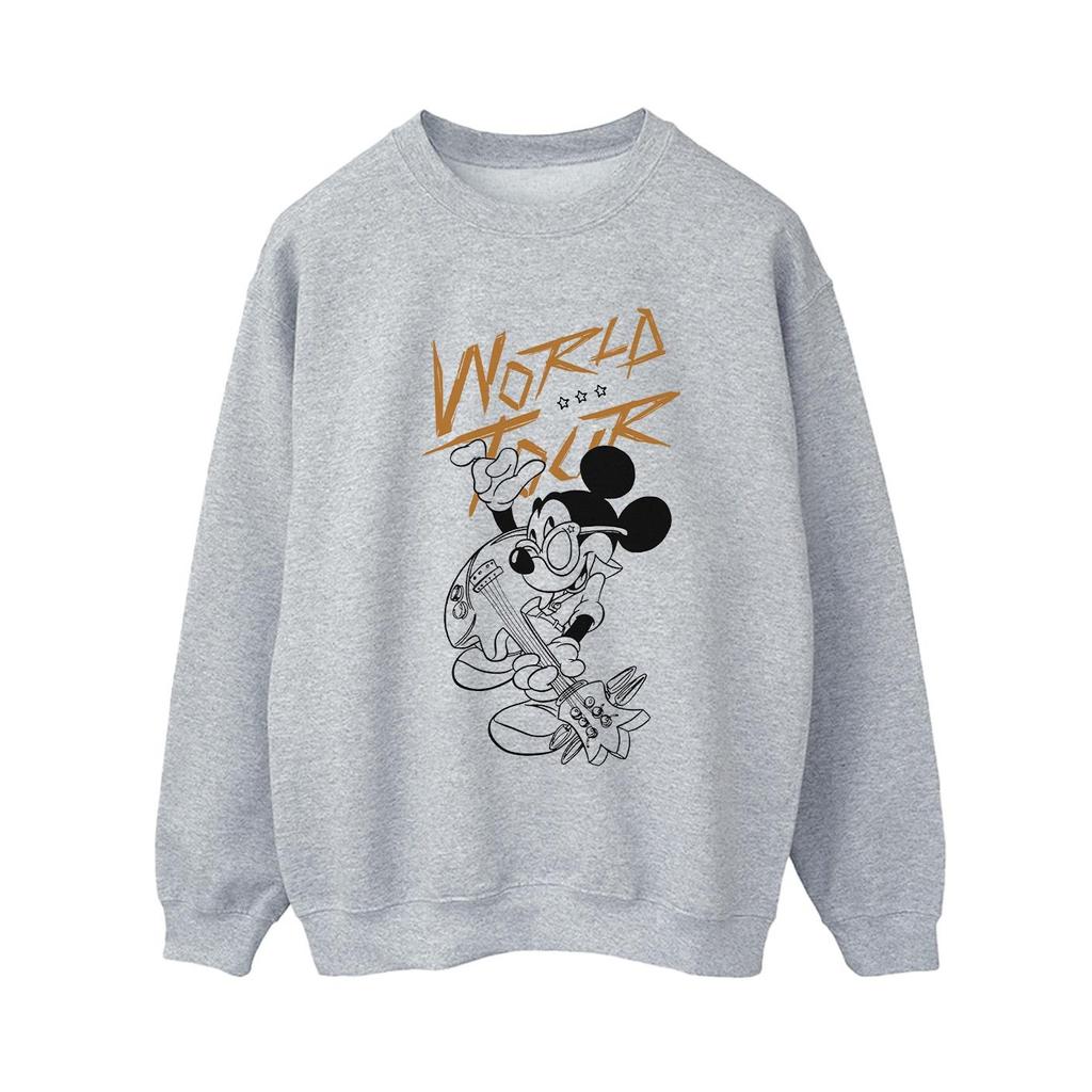 Disney Womens/Ladies Mickey Mouse World Tour Line Sweatshirt