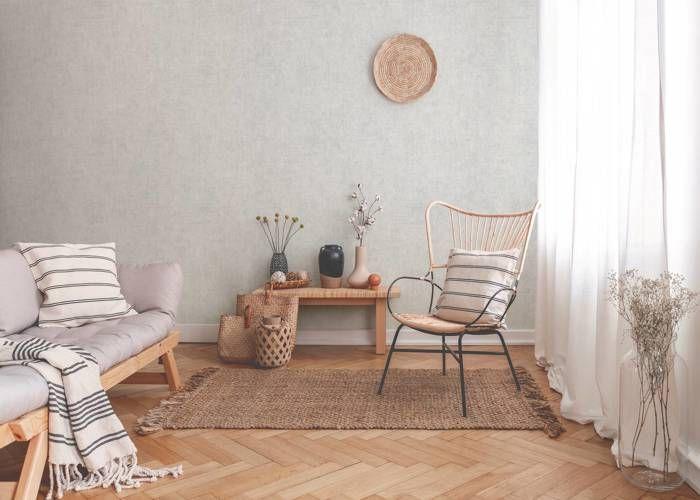 Papier peint - A.S. CREATION - New Walls 374231 - intissé - uni blanc - 0,53 x 10,05 m