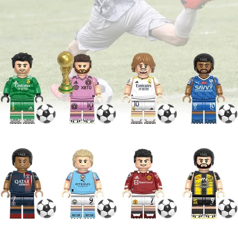 Ultimate Soccer Star Series Building Block Toy Durable Abs Plastic