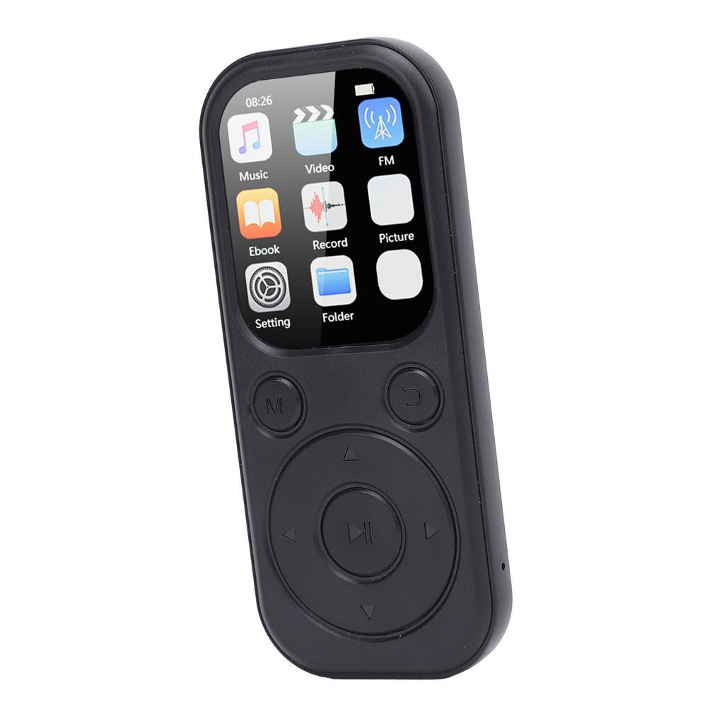 Bluetooth 5.4 MP3 Player Supports 128GB Memory Card HiFi Sound Quality 2.01 Inch IPS Screen Portable MP3 Player