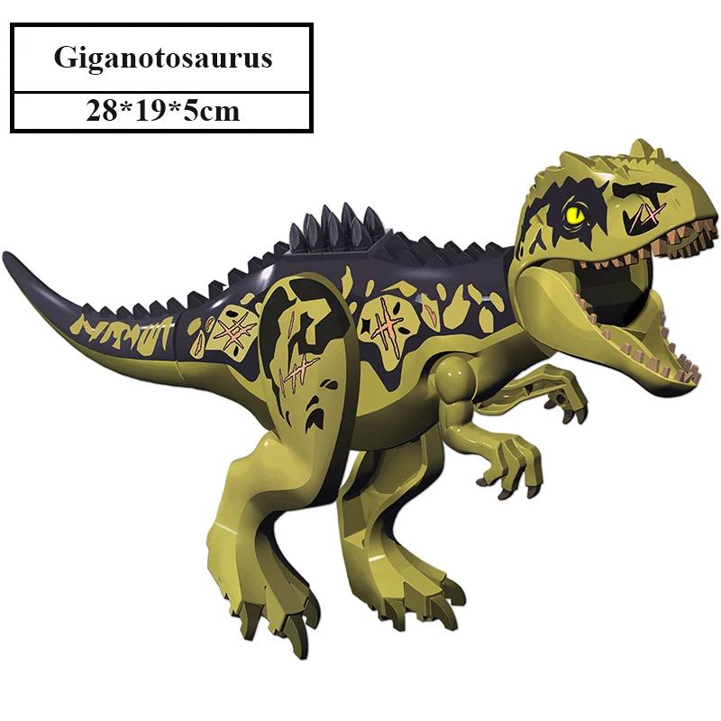 2025 Jurassic Dinosaurs World Park Spinosaurus Baryonyx Therizinosaurus Indominus Rex Building Blocks Bricks Kids Xmas Toys