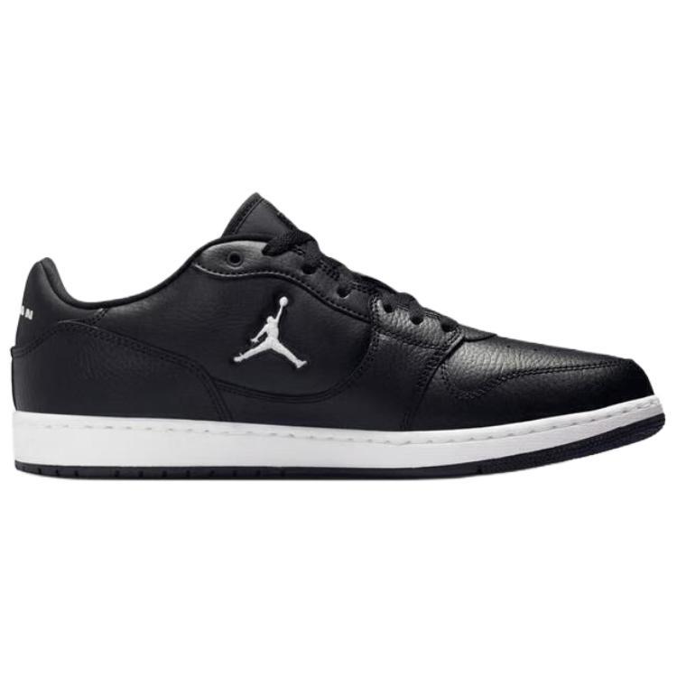Jordan Court Connect Wygodny Krój Niskie Retro Buty do Koszykówki Męskie sneakersy Czarne IQ5698-001