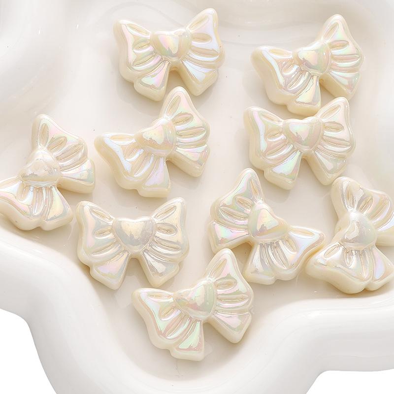 Acrylic AB Color Star Love Bow Bead Diy Handmade Beaded Bracelet Mobile Phone Chain Material