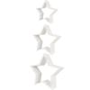 Wooden Star Ornaments Set for Home Decoration with Three Sizes Designed To Add Festive and Seasonal Atmosphere