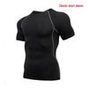 Men's Quick-Dry Elastic Sports T-Shirt - Breathable Ice Silk Short Sleeve Fitness Wear