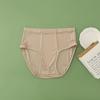Herren Nahtlose Mid-Rise Unterwäsche Sommer Dünn Schlicht Locker Übergröße Premium Dreiecksshorts für Mittelalte