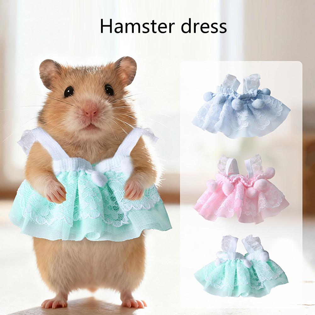 All Seasons Little Pet Golden Hamster Clothes Mini Woolen Knitted Skirt Mouse Costume Small Pet Vest Photography Clothing
