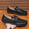 Men's shoes new summer comfortable breathable shoes soft-soled leather shoes versatile classic business style men's shoes Doudou shoes