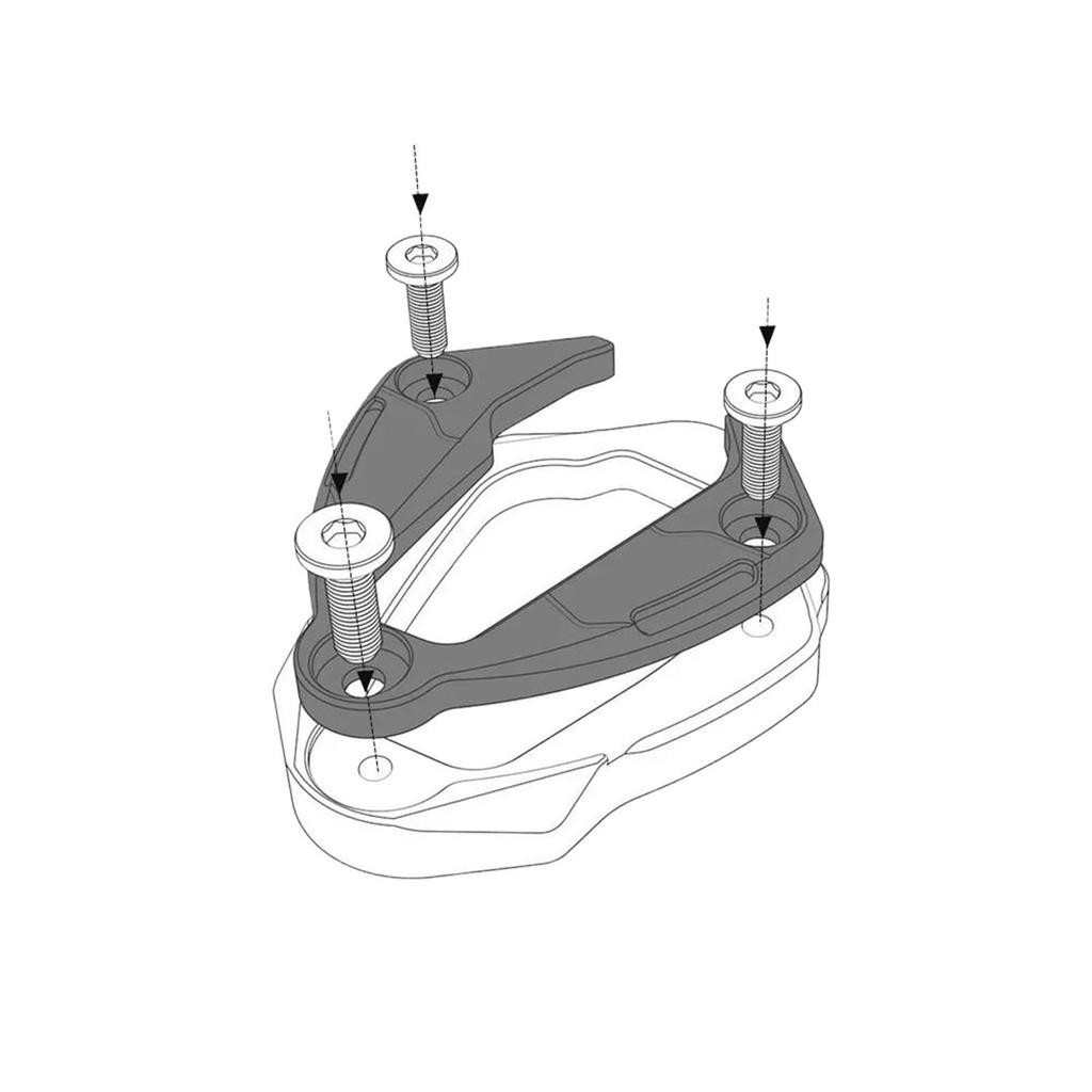 Sidostöd Stödplatta Ände för CBR1000RR-R CBR1000 RRR 2021-2025 Motorcykel CNC Stöd