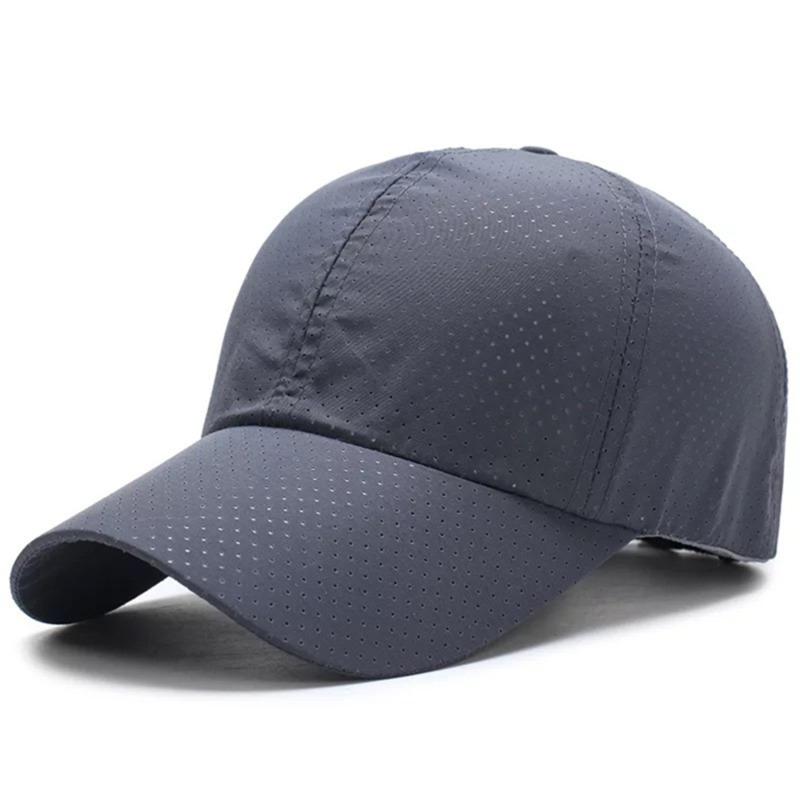 Dry Quickly Sun Cap Woman Outdoors Casual Sport Hat Men Big Size Baseball Cap 60-65cm Adjustable Sun Visor Cap Peaked Cap