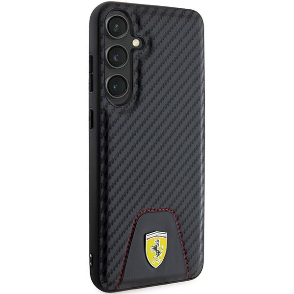 Ferrari Fehcs24Mn3Puk S24+ S926 Czarny/Black Hardcase Carbon Stitched Bottom