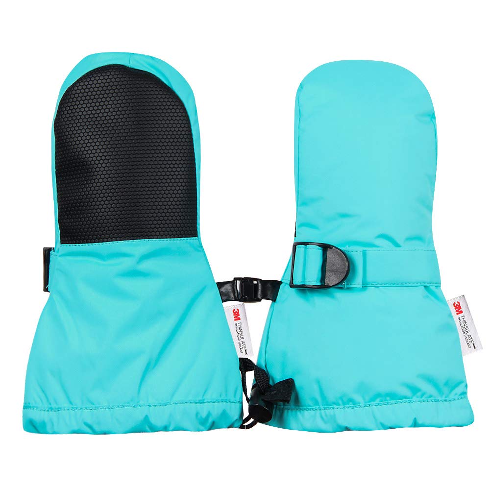 Ami&Li Tots Kids Waterproof Mittens XS Light Blue (Thumb-less)