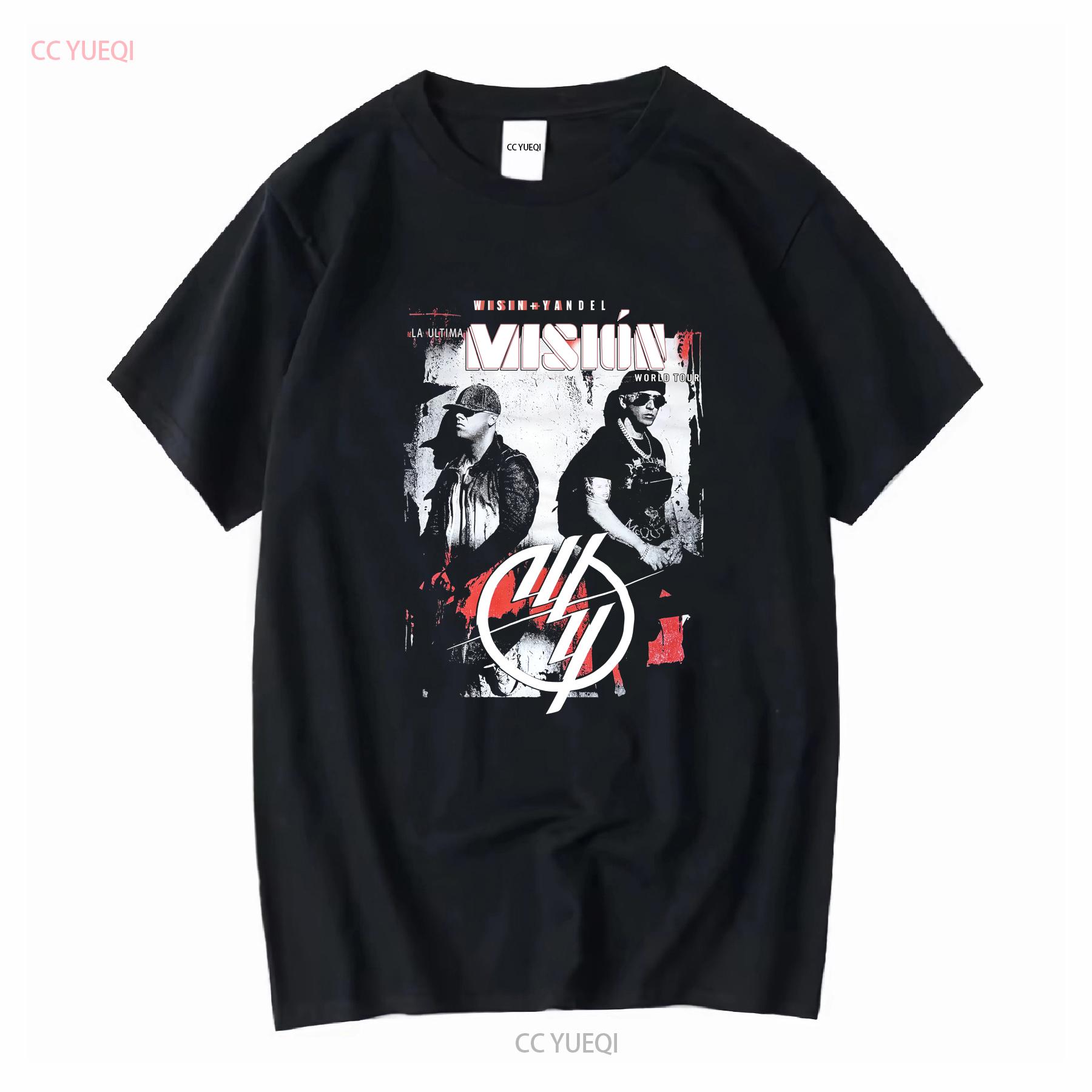 

Wisin Y Yandel T shirt large Reggaeton la ultima mision world tour concert adult vintage Washed fashion Slightly Unisex 4XL