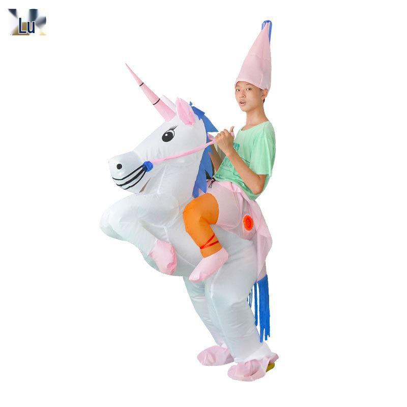 Cross-Border Humorous Party Cosplay Parent-Child Unicorn Inflatable Costume