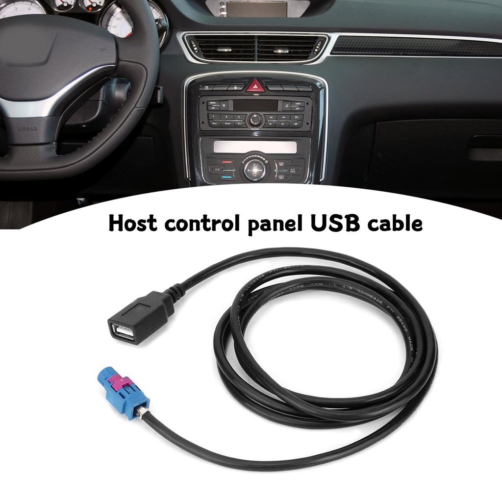 Host Control Screen USB Cable Replacement Host USB Cable for Peugeot 308 308s 408 Automotive Accessories 100cm In Length