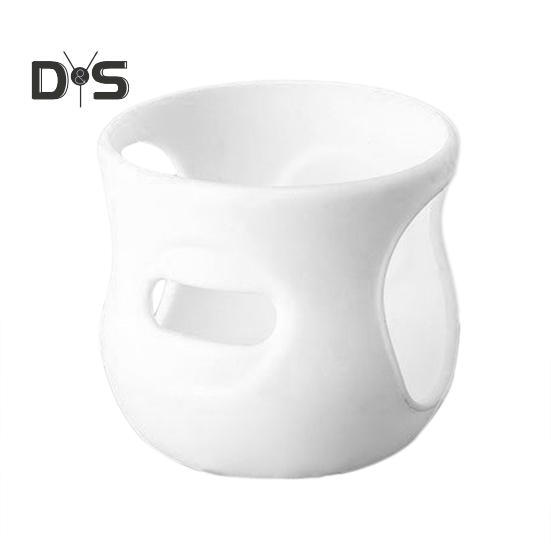 3 ცალი სილიკონის ბოთლის ყელი 120მლ/240მლ ბავშვის ფლაკონის დამჭერი მოცურების საწინააღმდეგო BPA საიზოლაციო ყდის მინის ბავშვის ბოთლისთვის