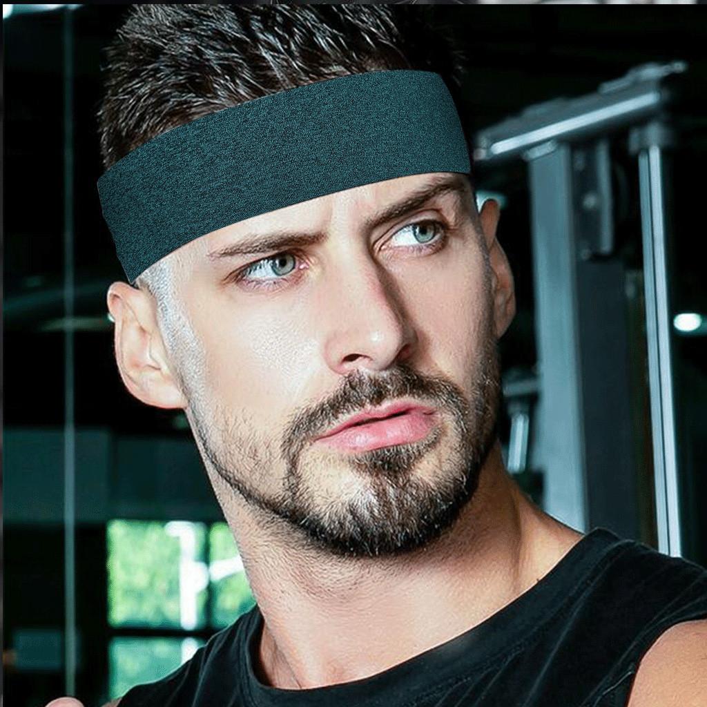 Sports Headband Yoga Fitness Sweat Absorbent Running Sports Sweat Guide