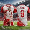 Fashion Harry Kane 9 Football Jersey Kids Adults Breathable Quick Dry Fan Commemorative T Shirt For Summer Sports Training