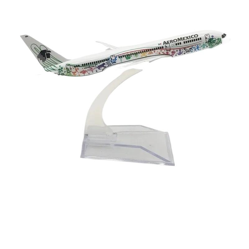 16cm Airplane Model B787 Airways Aircraft 1/400 Scale Alloy Metal B787 Mexican Air AEROMEXICO Plane Model Aviation Miniature Toy