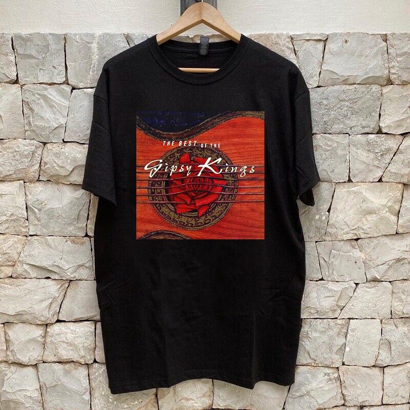 Лучшее от Gipsy King Черная хлопковая футболка Унисекс футболка XL