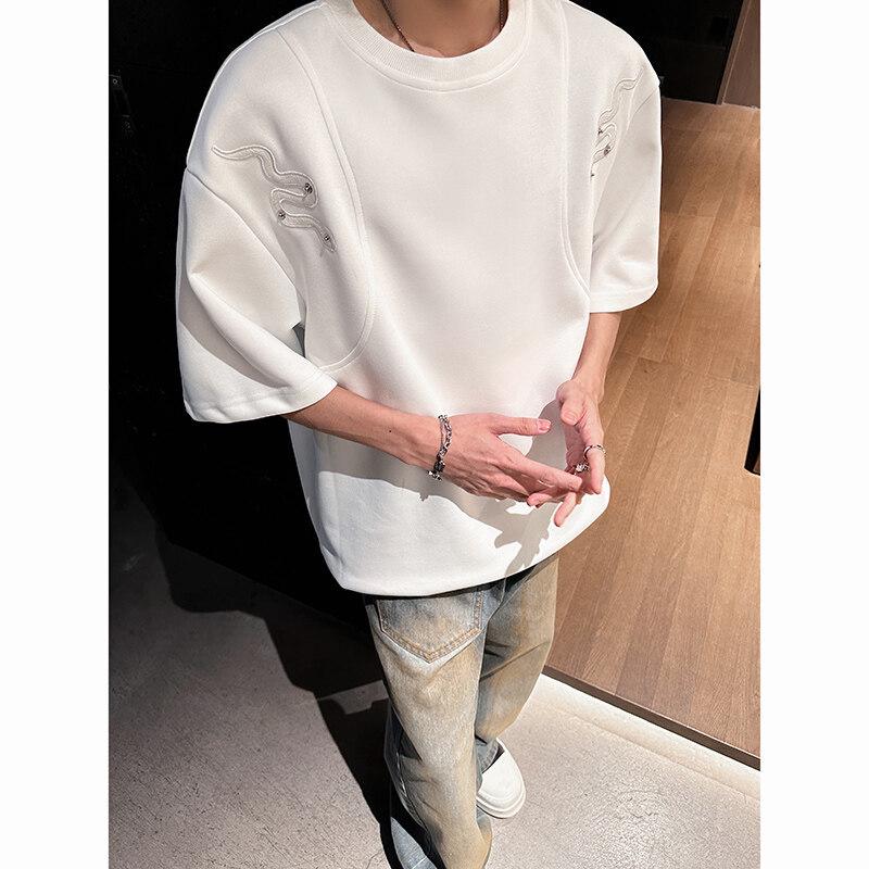 Men's Trendy Half-High Collar Cardigan Sweater, Autumn/Winter 2023 Collection