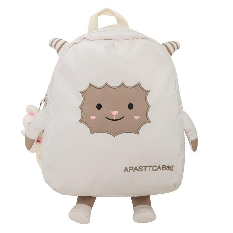 Japanese Style Cartoon Lamb School Bag With Waterproof Breathable Lightweight Design белый