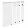 Wall Mounted Coat Rack with Shelf White 84 X 10 X 80 Cm