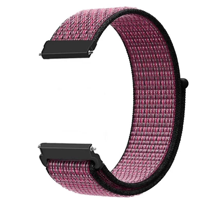 20/22mm Nylon Loop Strap For Amazfit Balance Smartwatch Replacment Bracelet Sport Watchband Correa For Amazfit Balance Watchband