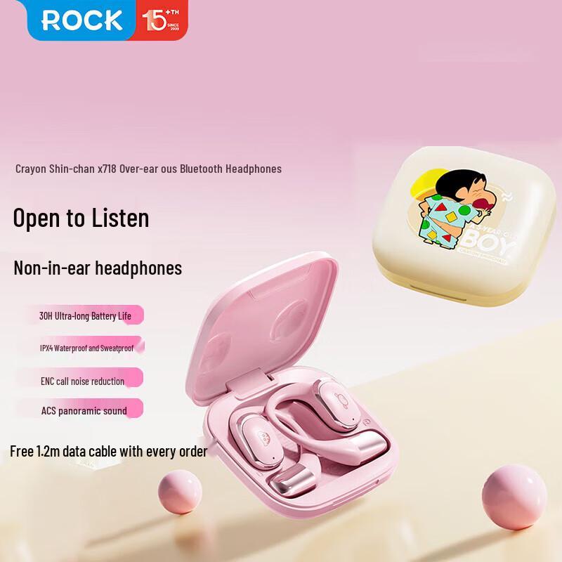 

ROCK Crayon Shin-chan X718 Open-Ear Sport Bluetooth Headset