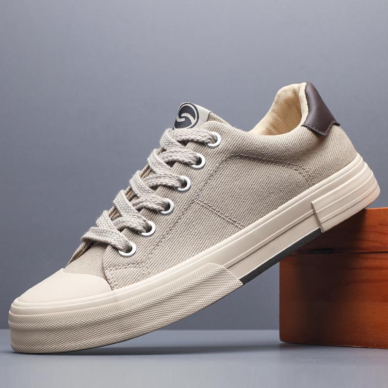 

Модная мужская удобная парусиновая обувь Модные кроссовки Балетки Уличная мужская спортивная обувь Дышащая Всесезонная Классическая Уютная SS25849 38 хаки