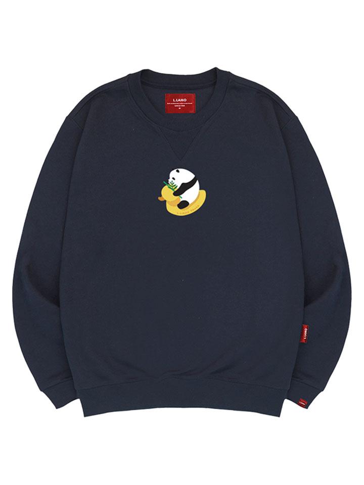Ellamo Vacation Panda Sweatshirt Unisex Plus Size S~4Xl (Type B)