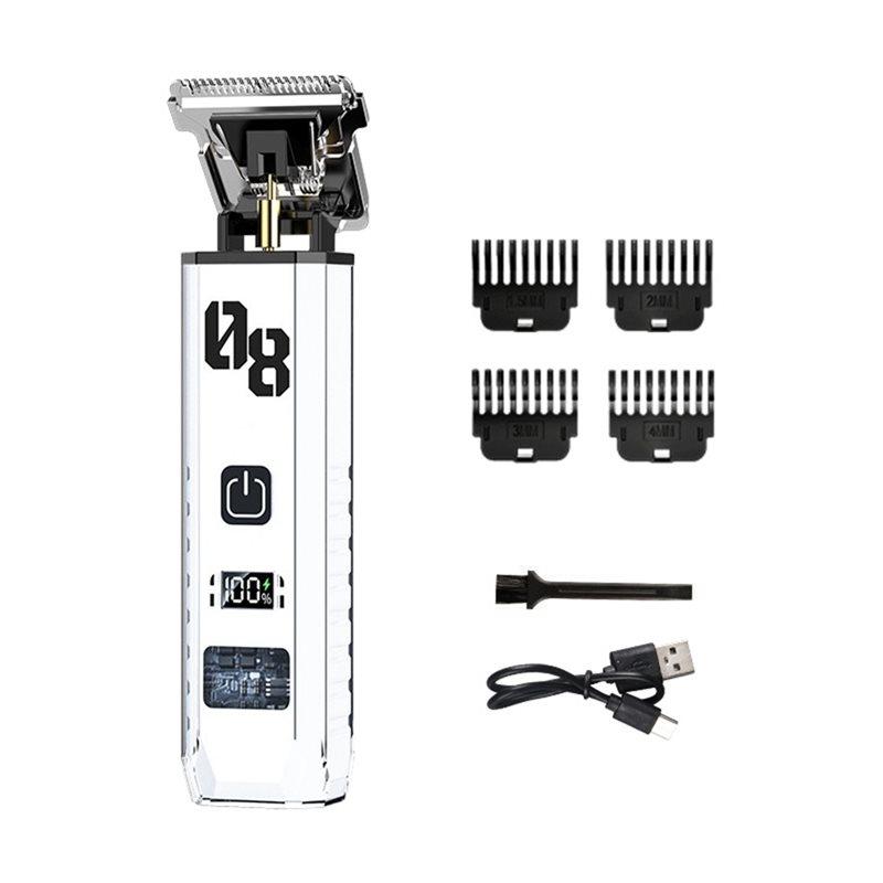 

A65T-Машинка для стрижки волос Мужская машинка для стрижки Волос Бритва Парикмахерская машинка Бритва для мужчин Триммер для бороды Машинка для стрижки волос Белая белый