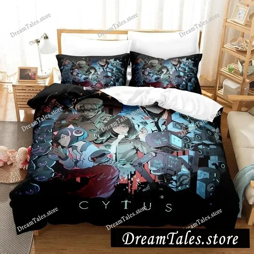 Cytus II Bedding Set Single Twin Full Queen King Size Bed Set Adult Kid Bedroom Duvet Cover Sets 3D Print Game Bed Sheet Set