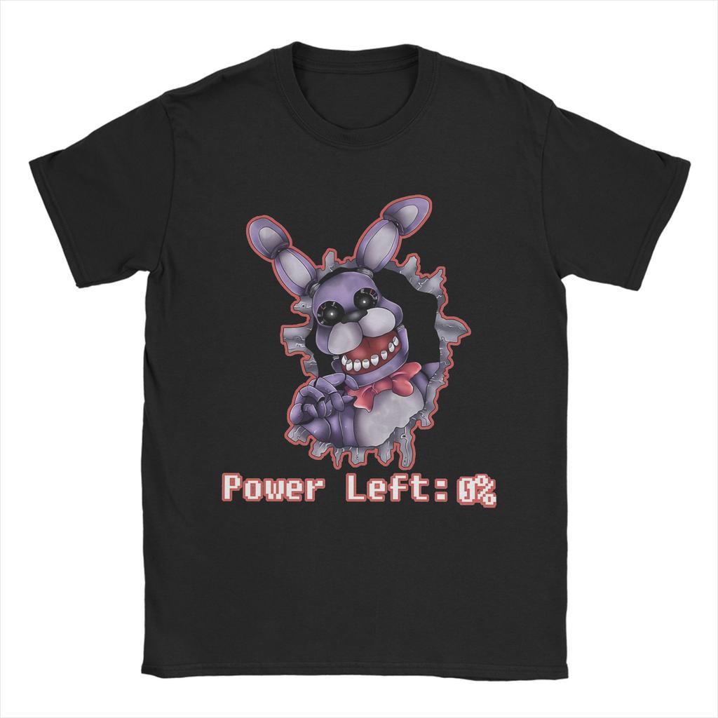 Men Women Graphic Printing FNAF At Freddys Tee T Shirt 100% Cotton T-shirts Clothing