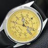 REFURBISHED SEIKO 5 AUTOMATIC VINTAGE JAPAN MENS YELLOW DIAL WATCH A445477-1