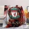 Custom Name Liverpool2 Flannel Blanket, High Quality Comfortable for All Seasons, Home Decor, Warmth and Comfort