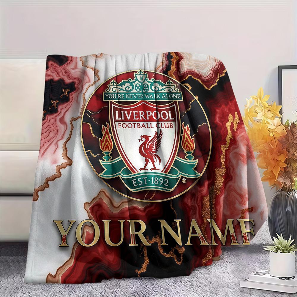 Custom Name Liverpool2 Flannel Blanket, High Quality Comfortable for All Seasons, Home Decor, Warmth and Comfort