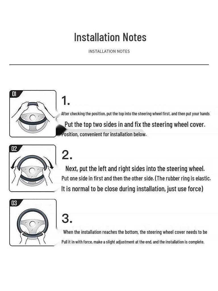 Premium Leather Anti-slip Steering Wheel Cover for Geely Galaxy L7/L6/E8 - Ultra-thin Design