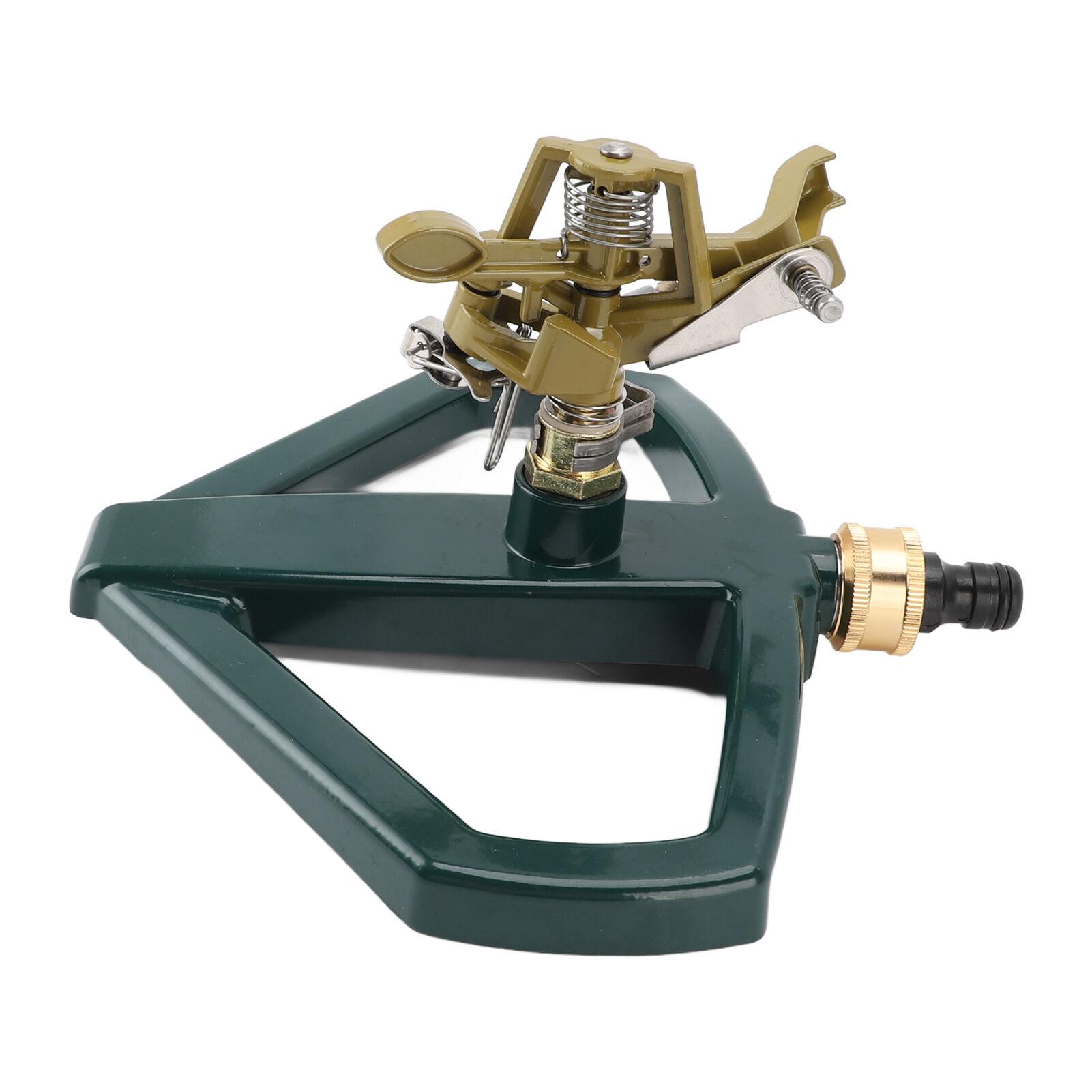 

Rotating Sprinkler for Yard Lawn 360 Degree Rotation Adjustable Large Area Coverage Automatic Garden Sprinkler Yellow