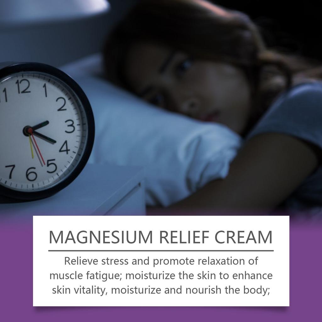 Lavender Magnesium Milk, For Sleep, Muscle Pain, Leg Cramps, Magnesium Cream