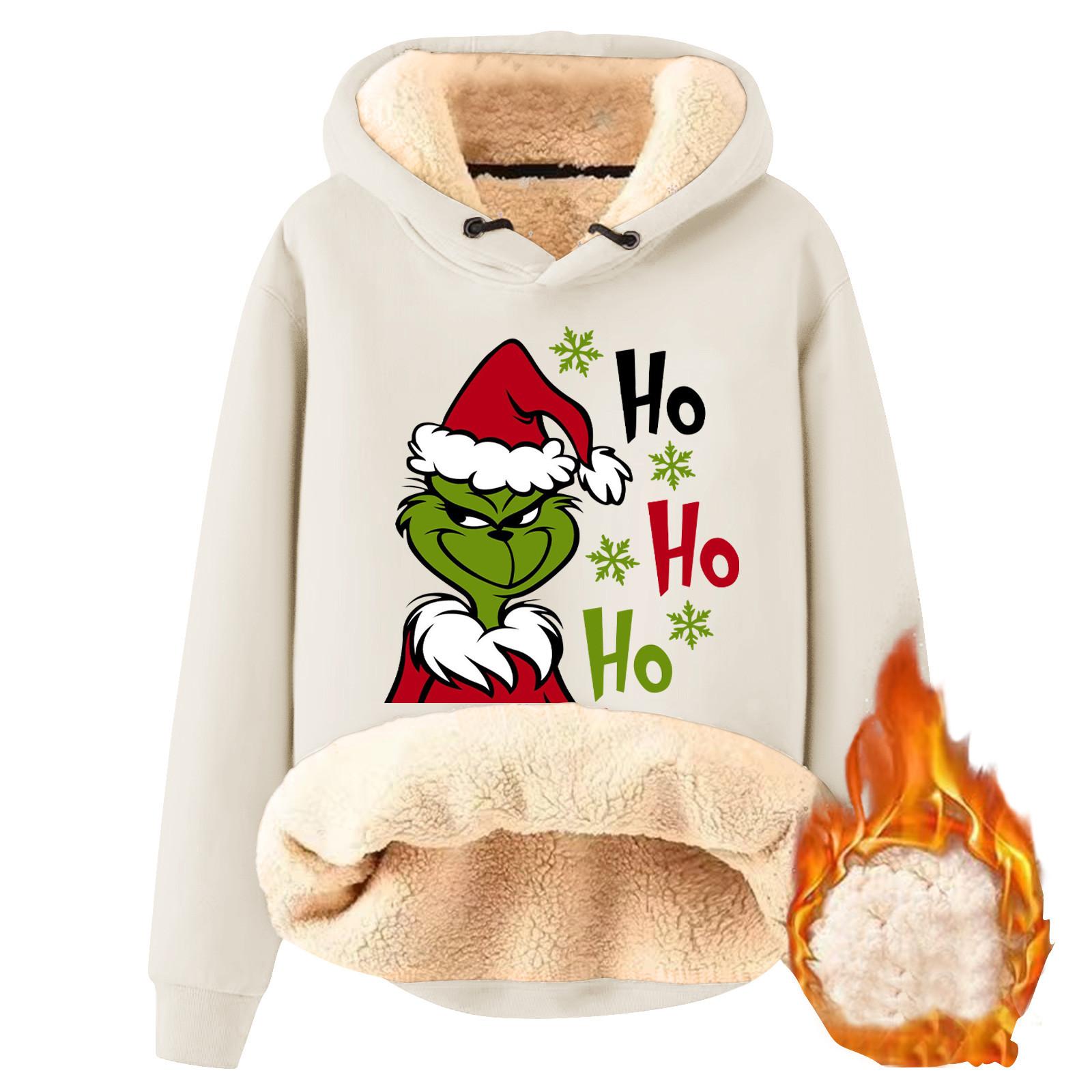 

Женский модный плюшевый и утолщенный теплый свободный пуловер с капюшоном с капюшоном M бежевый