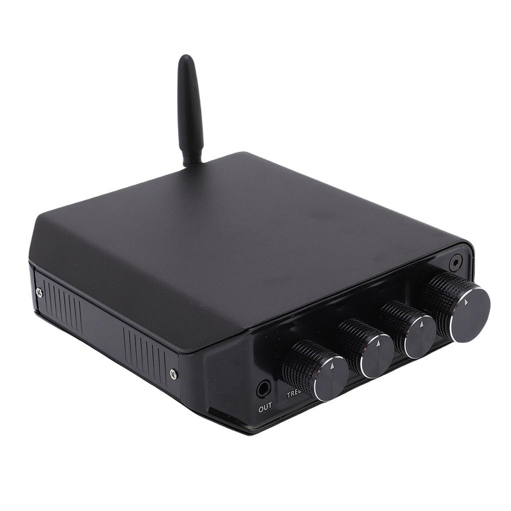 Stereo Amplifier Bluetooth 5.4 USB AUX Input 2 Channel 50Wx2 HiFi Amp for MP3 WAV WMA APE FLAC US Plug