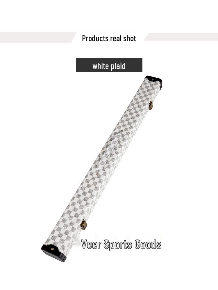 Professionelle zweiteilige Billard Queue Tasche, Ultra-Leicht Kunststoff Stahl, Zwei-Schlitz Design