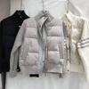 Autumn-Winter Women's Slimming Three-Stripe Color Block Stand Collar Duck Down Jacket