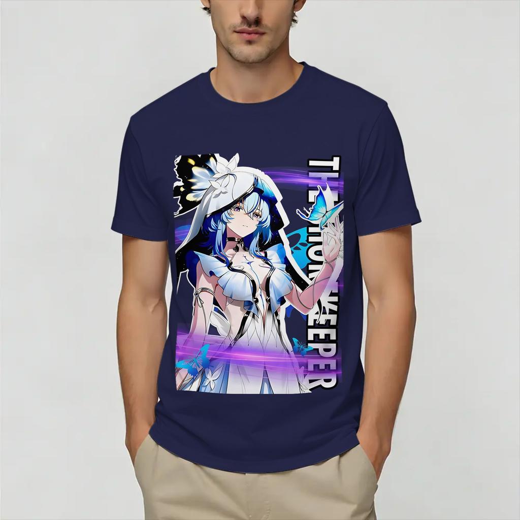 Wuthering Waves TShirts Unisex Amazing Pure Cotton Tees O Neck Short Sleeve T Shirts 4XL 5XL Clothes