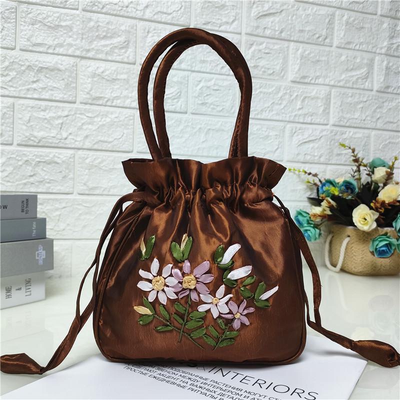 Embroidered Handcrafted Ethnic Handbag - Compact Shopping Bag for Mobile & Essentials