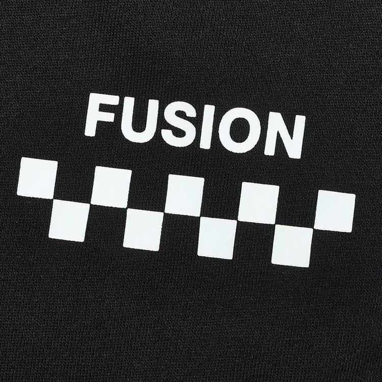 Fila Fusion Uniform Letter Mid-Rise Drawstring Fashion Casual Knit Sports Pants Men Pants Black T11M415602F-BK